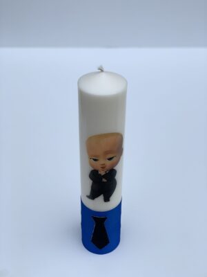 Lumânare botez standard - Baby boss