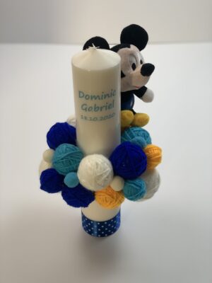 Lumânare botez premium - Mickey