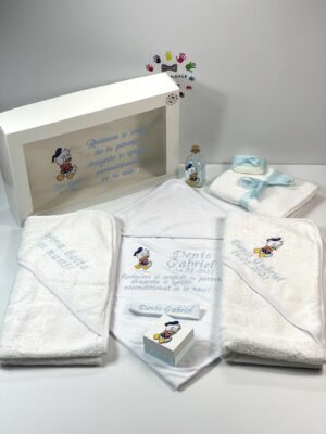 Trusou botez select Baby Donald, 9 piese