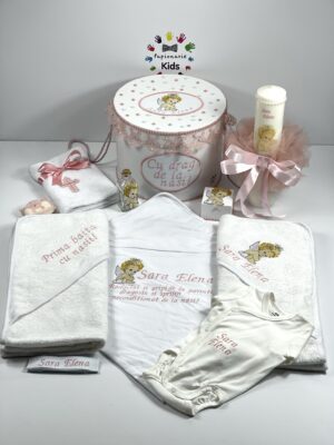 Trusou botez gold Ingeras, 10 piese