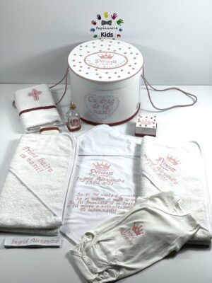 Trusou botez gold Princess, 10 piese