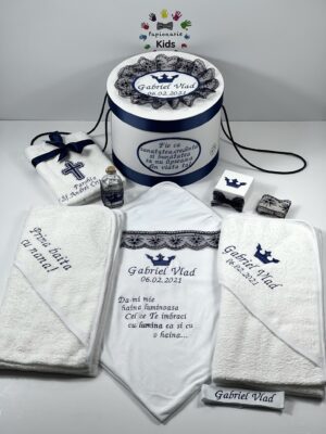 Trusou botez gold king, 10 piese