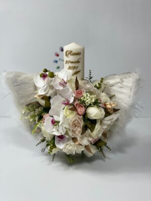 Lumanare botez aripi