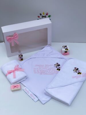 Trusou botez clasic Minnie , 8 piese