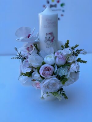 Lumanare botez Kitty