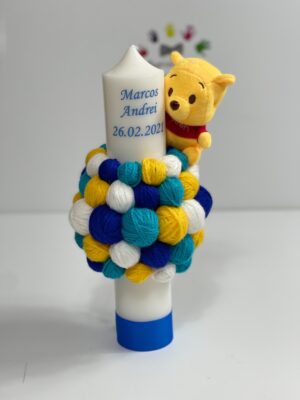 Lumanare botez Winnie the Pooh
